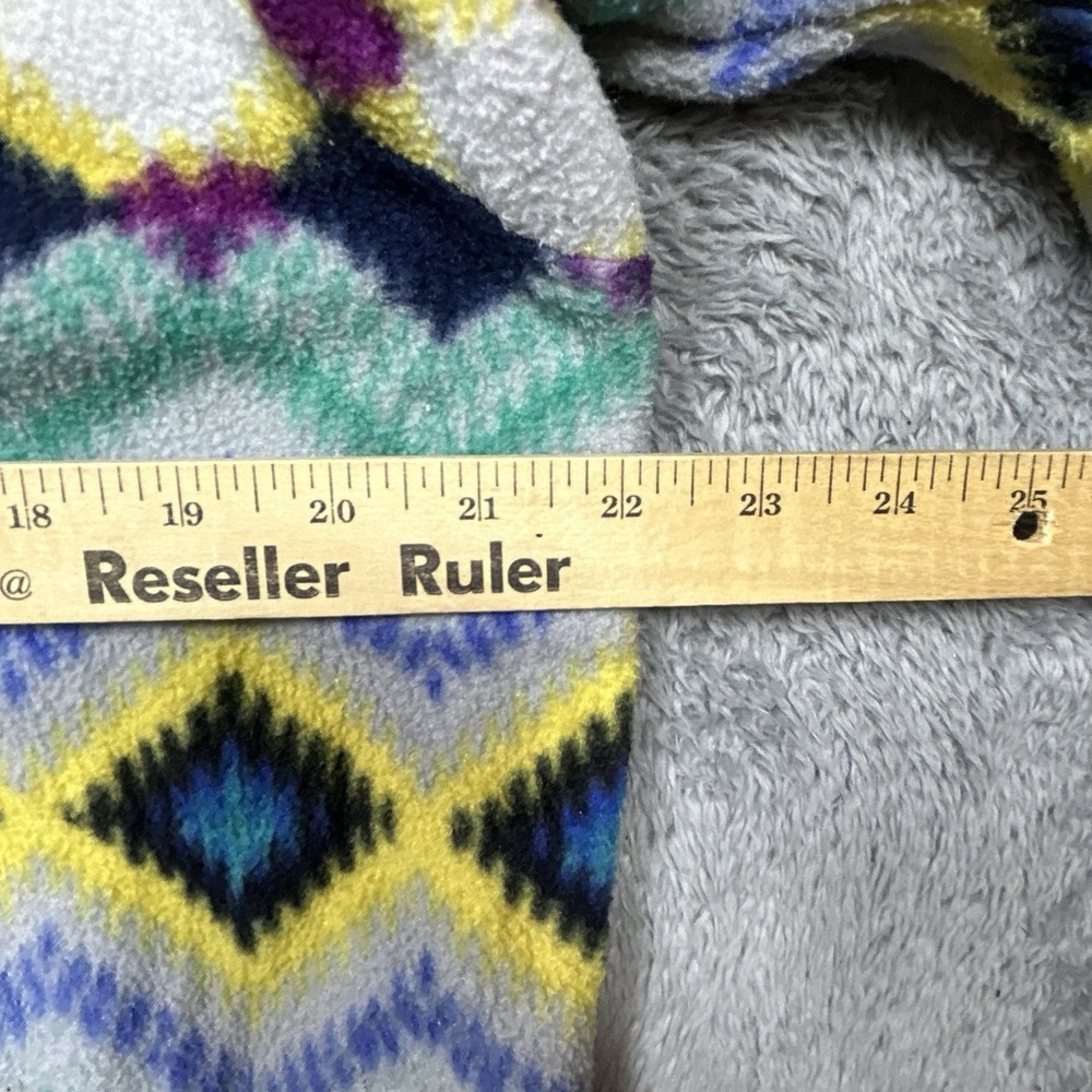 Patagonia Synchilla Pullover Women's L Multi Fleece Timber Twist Aztec *HOLES - Picture 15 of 16